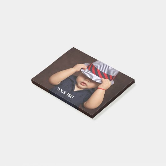 Benutzerdefiniertes Foto Post-it Klebezettel (angewinkelt)