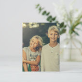 Benutzerdefiniertes Foto Postkarte (Stehend Vorderseite)