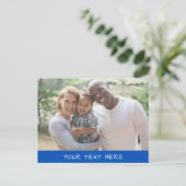 Benutzerdefiniertes Foto Postkarte (Stehend Vorderseite)