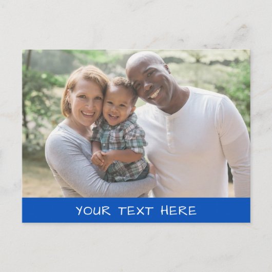 Benutzerdefiniertes Foto Postkarte (Vorderseite)