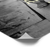 Benutzerdefiniertes Foto Probedinner Willkommen Poster (Ecke)