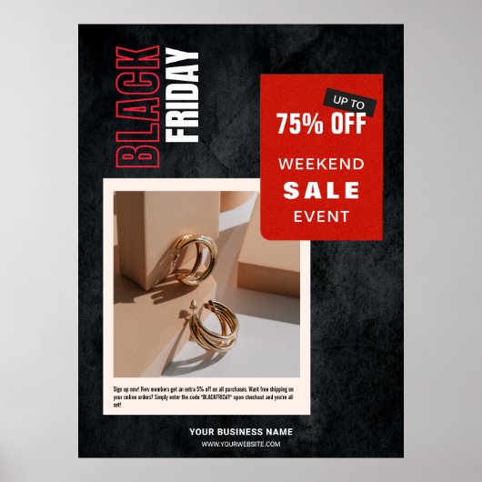 Benutzerdefiniertes Foto Prozentualer Anteil des S Poster (Vorne)