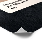 Benutzerdefiniertes Foto Prozentualer Anteil des S Poster (Ecke)