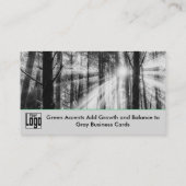 Benutzerdefiniertes Foto QR-Code Soziallandschaft Visitenkarte (Rückseite)