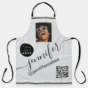 Benutzerdefiniertes Foto QR Menü CODE Restaurant P Schürze