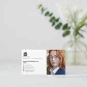 Benutzerdefiniertes Foto - Real Anwesen Agent Visitenkarte (Stehend Vorderseite)