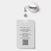 Benutzerdefiniertes Foto Real Anwesen Name Ausweis (Rückseite mit Ausziehbar)