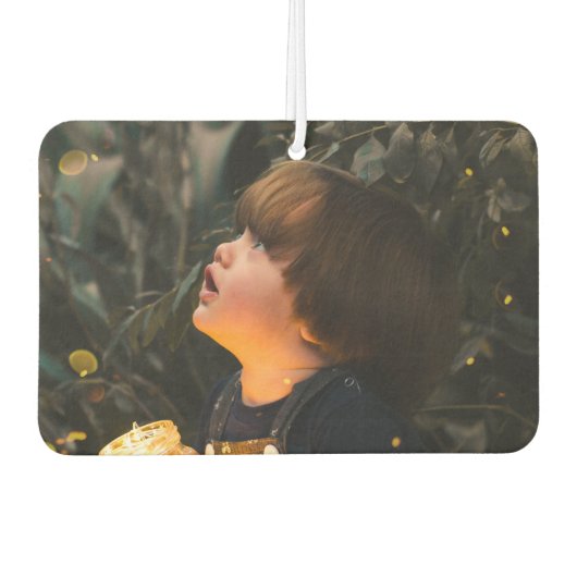 Benutzerdefiniertes Foto-Rechteck Autolufterfrischer (Vorderseite)