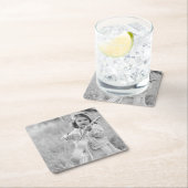 Benutzerdefiniertes Foto Rechteckiger Pappuntersetzer (Vor Ort)