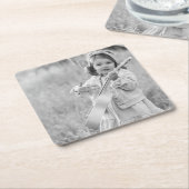 Benutzerdefiniertes Foto Rechteckiger Pappuntersetzer (angewinkelt)