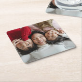Benutzerdefiniertes Foto Rechteckiger Pappuntersetzer (angewinkelt)