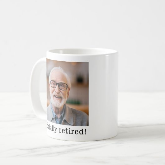 Benutzerdefiniertes Foto Rent Retirement Geschenk  Kaffeetasse (Vorderseite Links)