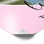 Benutzerdefiniertes Foto Rosa Herzrahmen Moderne K (Ecke)