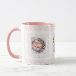 Benutzerdefiniertes Foto Rosa Muster Mutter-Tag-Ma Tasse