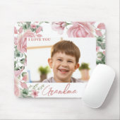 Benutzerdefiniertes Foto Rosa Rose Mousepad (Mit Mouse)