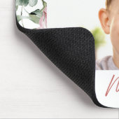 Benutzerdefiniertes Foto Rosa Rose Mousepad (Ecke)