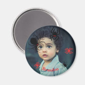 Benutzerdefiniertes Foto-Round-Magnet Magnet (Vorderseite/Rückseite)