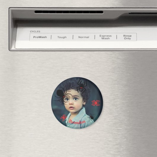 Benutzerdefiniertes Foto-Round-Magnet Magnet (In Situ (Geschirrspüler))