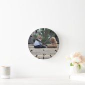 Benutzerdefiniertes Foto Runde Wanduhr (Zuhause)