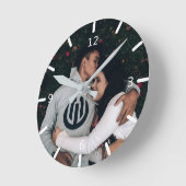 Benutzerdefiniertes Foto Runde Wanduhr (Winkel)