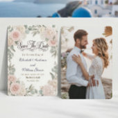 Benutzerdefiniertes Foto Rustikal Romantisch Save The Date