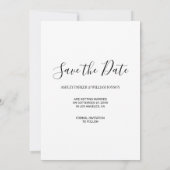 Benutzerdefiniertes Foto Save the Date (Rückseite)