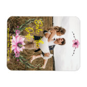 Benutzerdefiniertes Foto Save the Date - Minimalis Magnet (Horizontal)