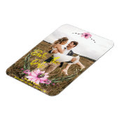 Benutzerdefiniertes Foto Save the Date - Minimalis Magnet (Linke Seite)