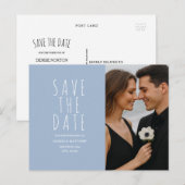 Benutzerdefiniertes Foto Save the Date Postkarte (Vorne/Hinten)