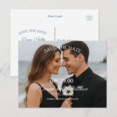 Benutzerdefiniertes Foto Save the Date Postkarte (Vorne/Hinten)