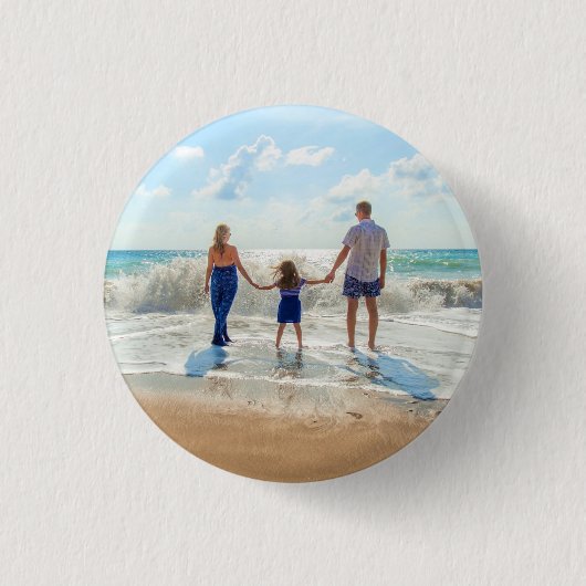 Benutzerdefiniertes Foto-Schaltflächen-Geschenk Button (Vorderseite)