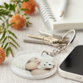 Benutzerdefiniertes Foto Schlüsselanhänger (Vorderseite rechts)