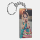 Benutzerdefiniertes Foto Schlüsselanhänger (Vorderseite links)