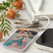 Benutzerdefiniertes Foto Schlüsselanhänger (Vorderseite rechts)