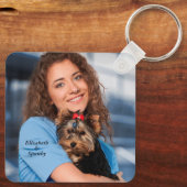 Benutzerdefiniertes Foto Schlüsselanhänger (Rückseite)