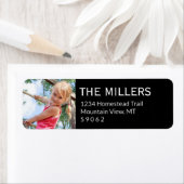 Benutzerdefiniertes Foto Schwarz Moderne Rücksende (Insitu)