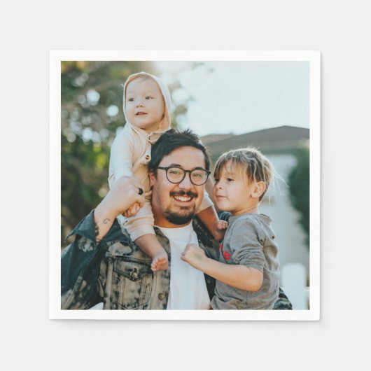 Benutzerdefiniertes Foto  Serviette (Vorderseite)