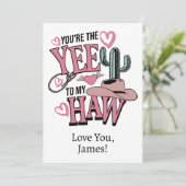 Benutzerdefiniertes Foto Sie sind die Yew-to-My-Ha Feiertagskarte (Stehend Vorderseite)