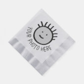 Benutzerdefiniertes Foto SILV. NAPKINS-Vorlage für Serviette (Ecke)