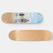 Benutzerdefiniertes Foto-Skateboard-Geschenk mit I Skateboard (Horizontal)