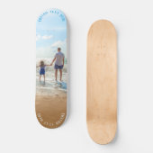 Benutzerdefiniertes Foto-Skateboard-Geschenk mit I Skateboard (Vorderseite)