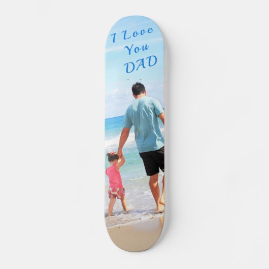 Benutzerdefiniertes Foto-Skateboard - I Liebe You Skateboard (Vorderseite)