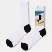 Benutzerdefiniertes Foto Sockelt das Design Ihrer Socken (Linkes Detail)