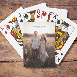 Benutzerdefiniertes Foto Spielkarten Personalisier