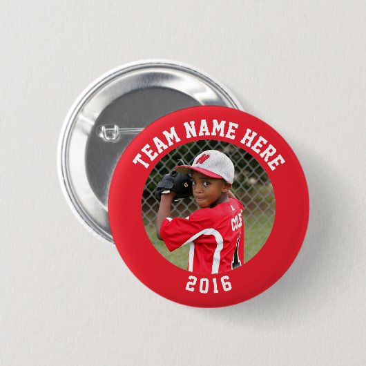 Benutzerdefiniertes Foto SportButton / Schaltfläch Button (Vorne & Hinten)