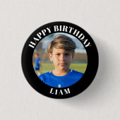 Benutzerdefiniertes Foto SportButton / Schaltfläch Button (Vorderseite)