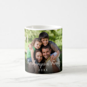 Benutzerdefiniertes Foto Stilvolles Skript Name Da Kaffeetasse