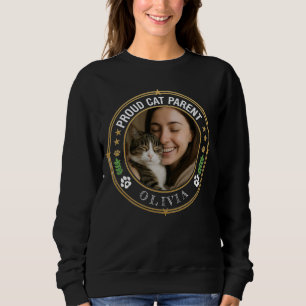 Benutzerdefiniertes Foto "Stolzer Katzenelternteil Sweatshirt