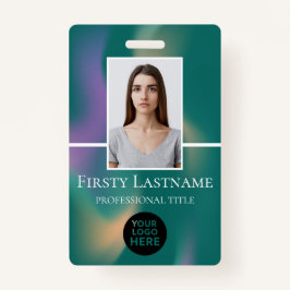 Benutzerdefiniertes Foto, Strichcode, Logo, Name Ausweis