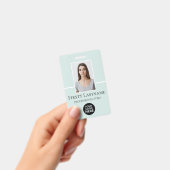 Benutzerdefiniertes Foto, Strichcode, Logo, Name Ausweis (Handheld)